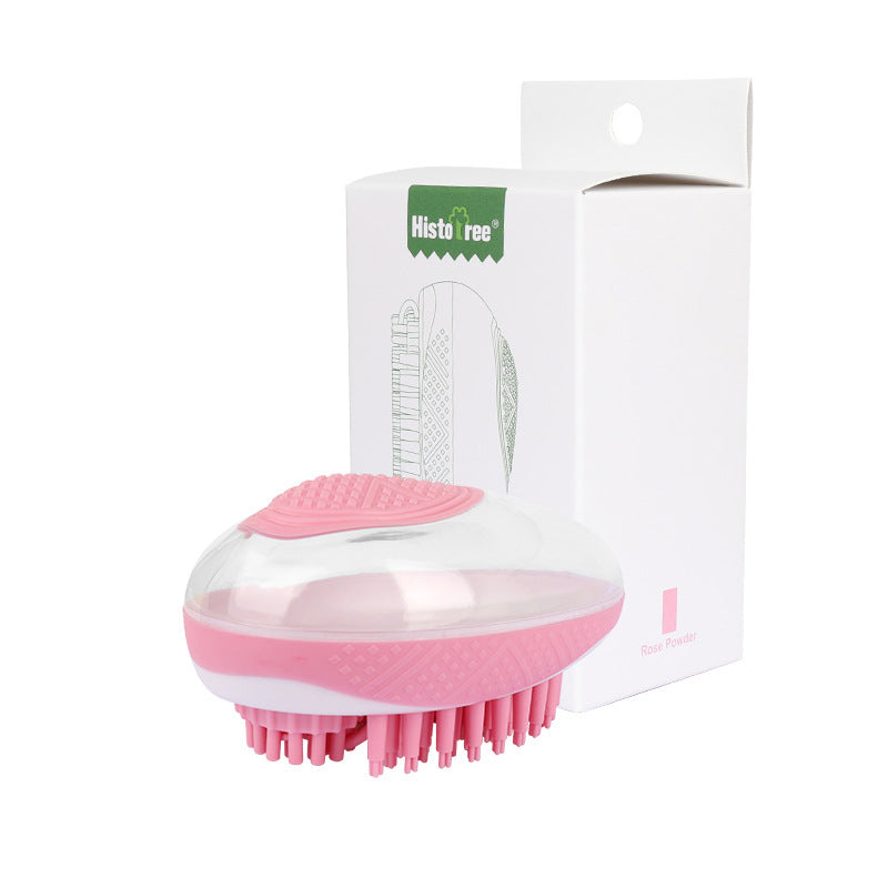 β2-in-1 Pet Bath & Massage Brush β Soft Silicone Grooming Tool for Dogs & Catsβ