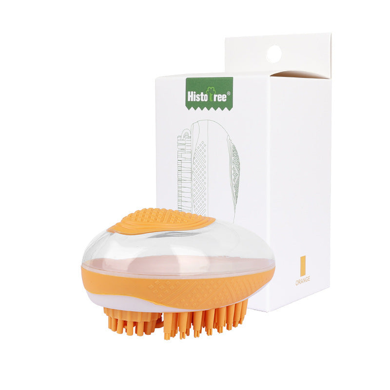 β2-in-1 Pet Bath & Massage Brush β Soft Silicone Grooming Tool for Dogs & Catsβ