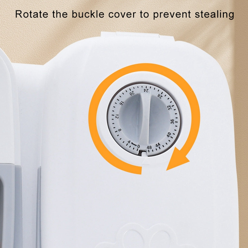 “Smart Automatic Pet Feeder – Timed Dispenser with Stainless Steel Bowl for Cats & Dogs”